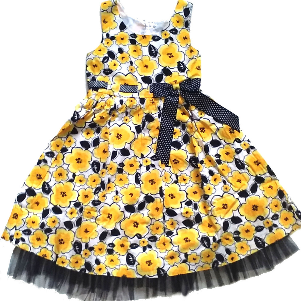 NWOT ~BONNIE JEAN FLORAL DRESS WITH LACE TULLE~